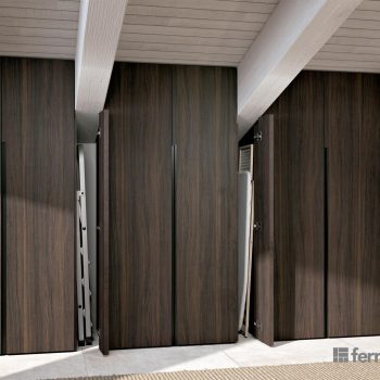 MansArmadio con travi mansardate