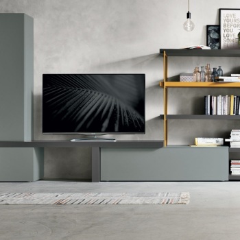 Composizione totem Elle, Panka, libreria Forte Braccio